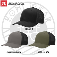 Richardson 110 Mesh Back Flexfit Custom Leather Patch Hat