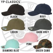Yupoong Custom Leather Patch Dad Hat