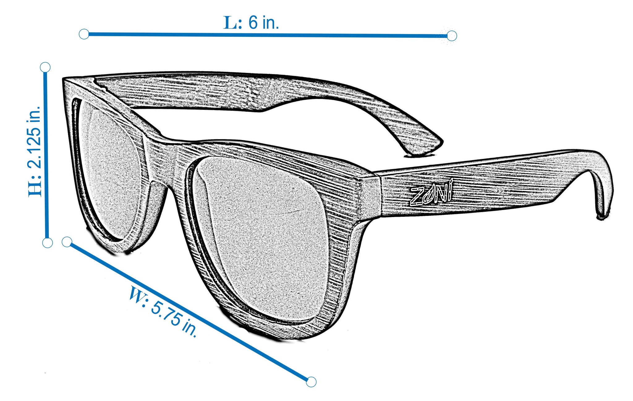 Silver Titanium Zebra Wood Aviator Sunglasses - Raptor
