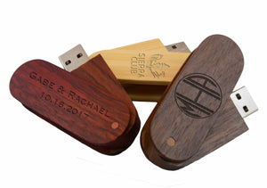 Pendrive USB 64GB En Forma De Botella De Vidrio Con Caja De Madera - Regalo Original Para Bodas, Aniversarios O Amigos